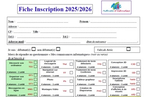 inscription 25 26 300 200